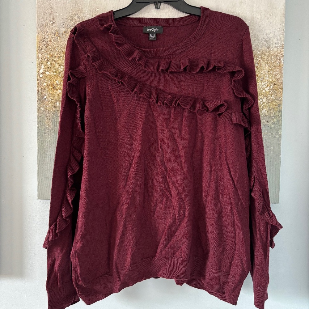 Lord & Taylor Wool Blend Sweater (NWOT)